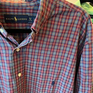Men’s Ralph Lauren Plaid Shirt xlt